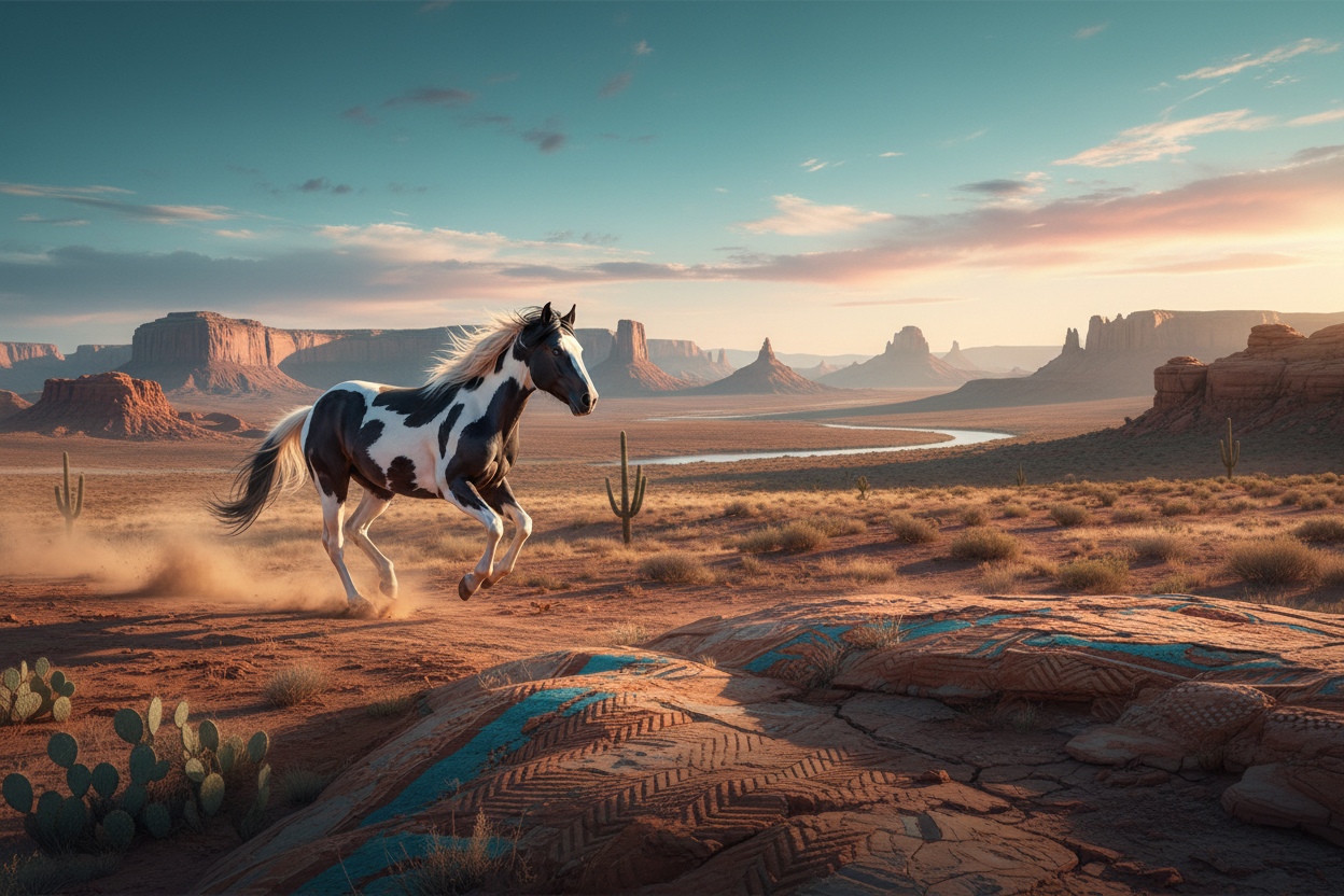 Wild Rose Creek Paint Horse Hero Banner